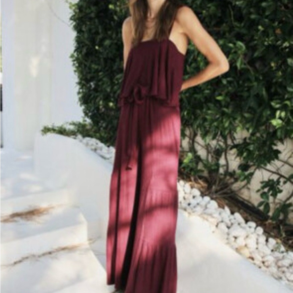 Free People Black Porter Two-Piece Set, Size M - Picture 2 of 13